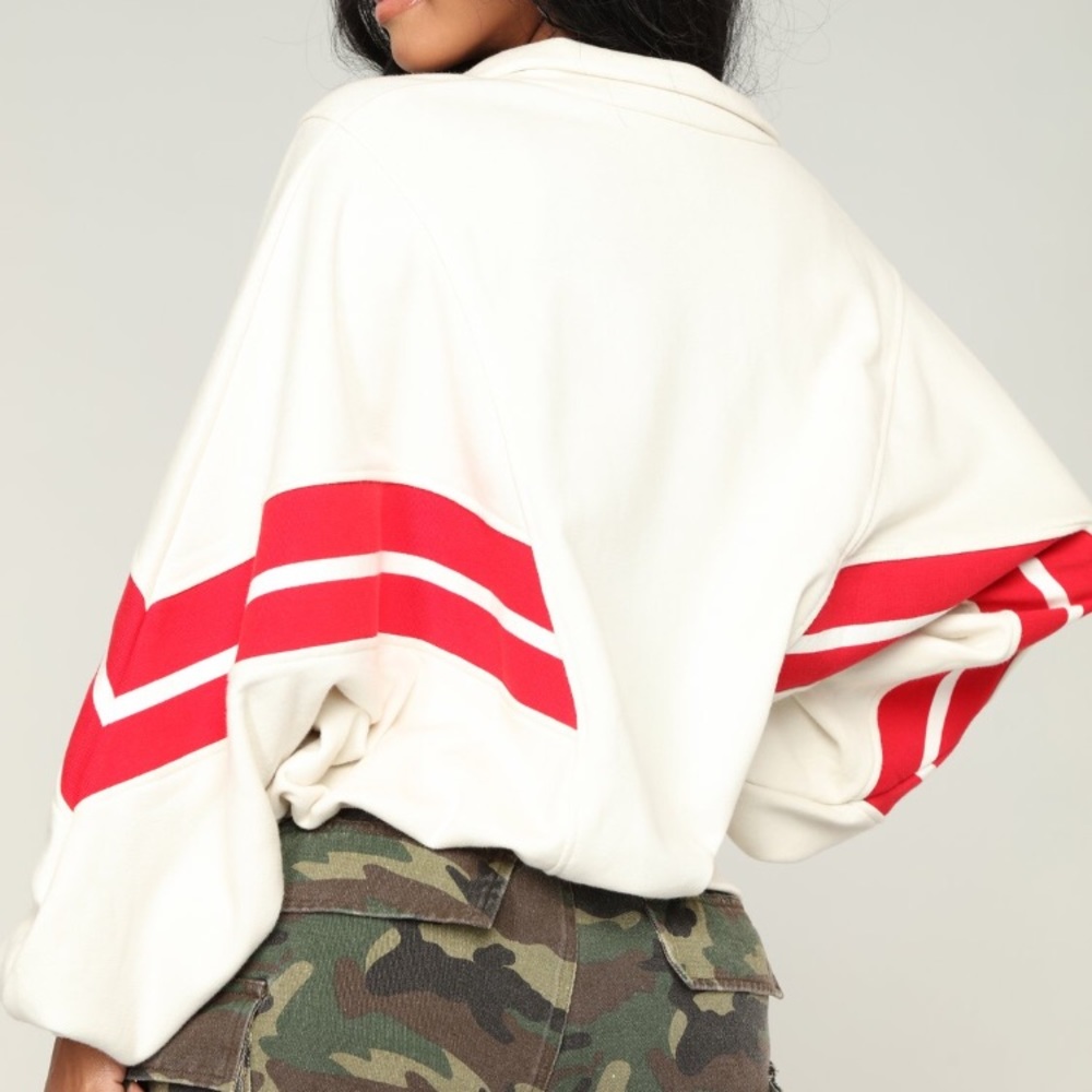 Pull Up Jacket- Ivory - Picture 2 of 2